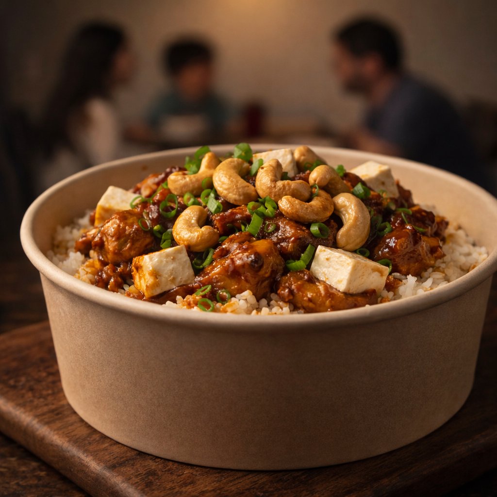 Spicy Curry Chicken Bits Bowl